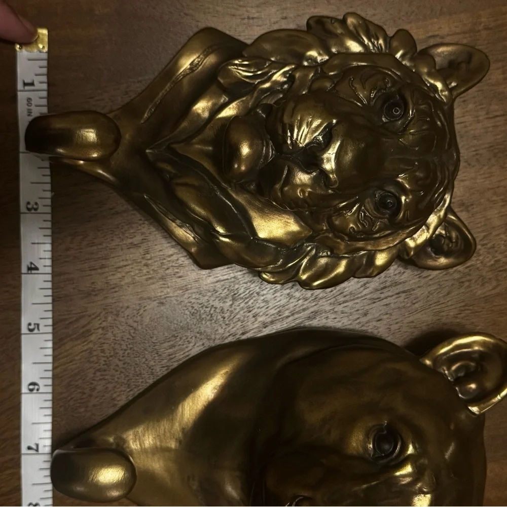 Wild Animal Head Single Wall Hook hangers bear and lion